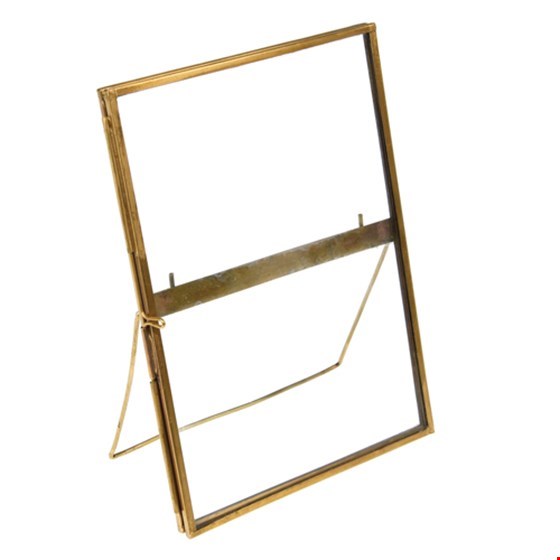 Standing Brass Frame 18 x 13cm