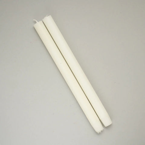 True Grace Dining Candle - White