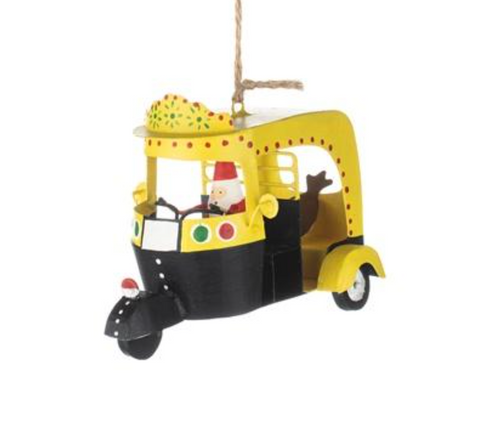 Tuk-Tuk Santa Decoration