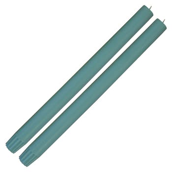 True Grace Dining Candle - Turquoise