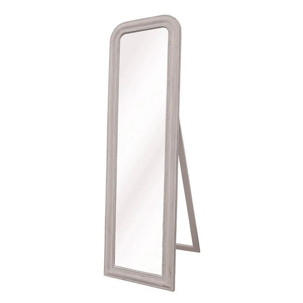 Vintage Floor Standing Mirror - Soft Grey