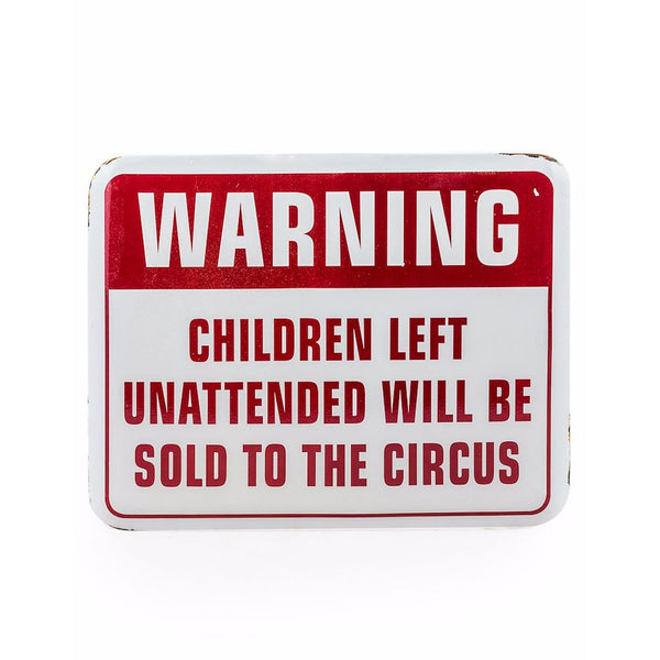 Warning - Children Sign