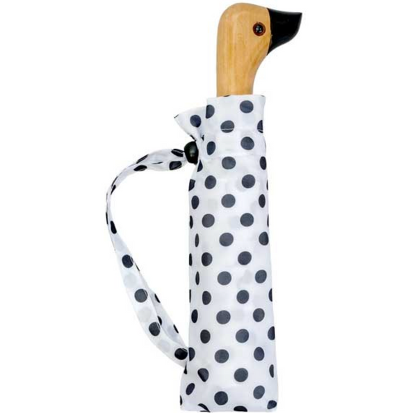  X-brella duck head umbrella polka dot closed