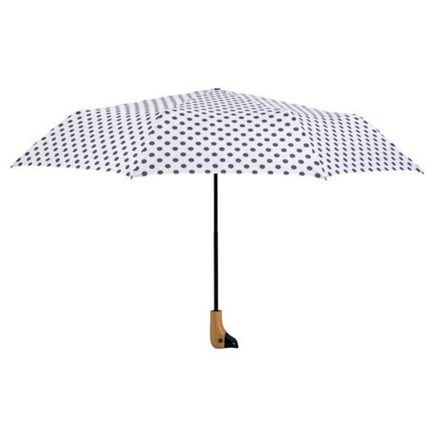  X-brella duck head umbrella polka dot front view