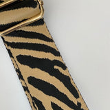 Crossbody Zebra Taupe Cross Body Bag