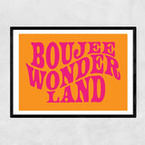 Boujee Wonderland Framed Print
