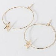 Estelle Star Hoops