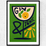 Gin & Tonic Print Framed Print