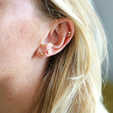 Lisa Angel Crystal Constellation Earrings - Gold