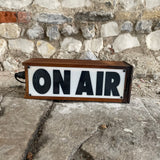 On Air Lightbox In Wooden Casing