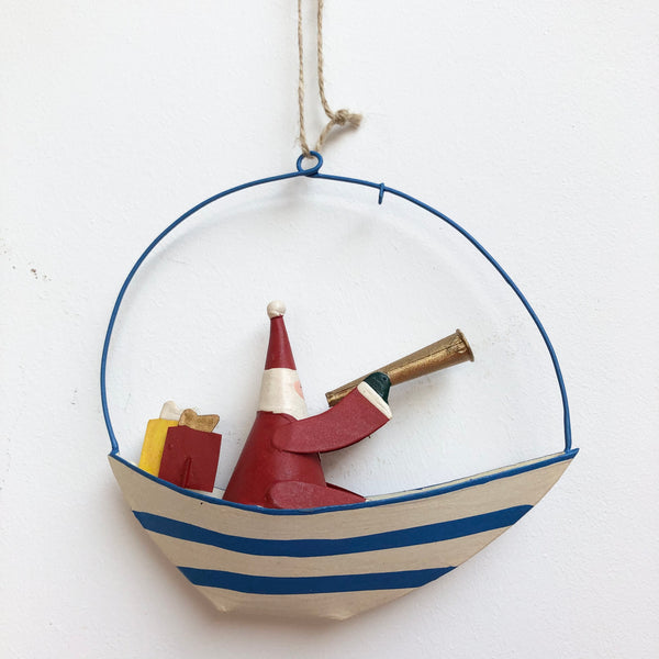 Do You See What I See Boat Santa