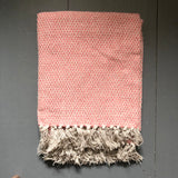 Pink Cotton Throw