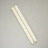 True Grace Dining Candle - White