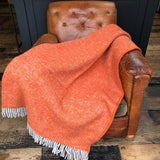 Pure New Wool Pumpkin Blanket