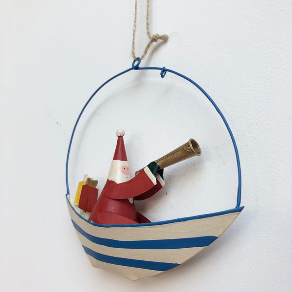 Do You See What I See Boat Santa