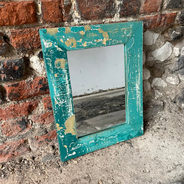 Vintage Green Mirror