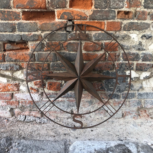 Wall Compass Rust