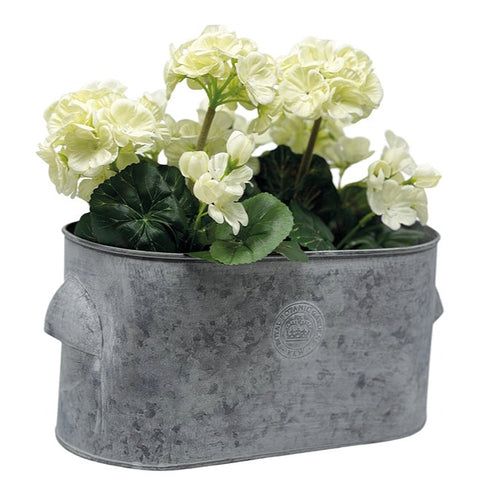 Kew Zinc Oval Planter